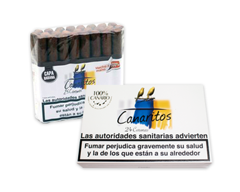 Caja de 24 coronas Canaritos
